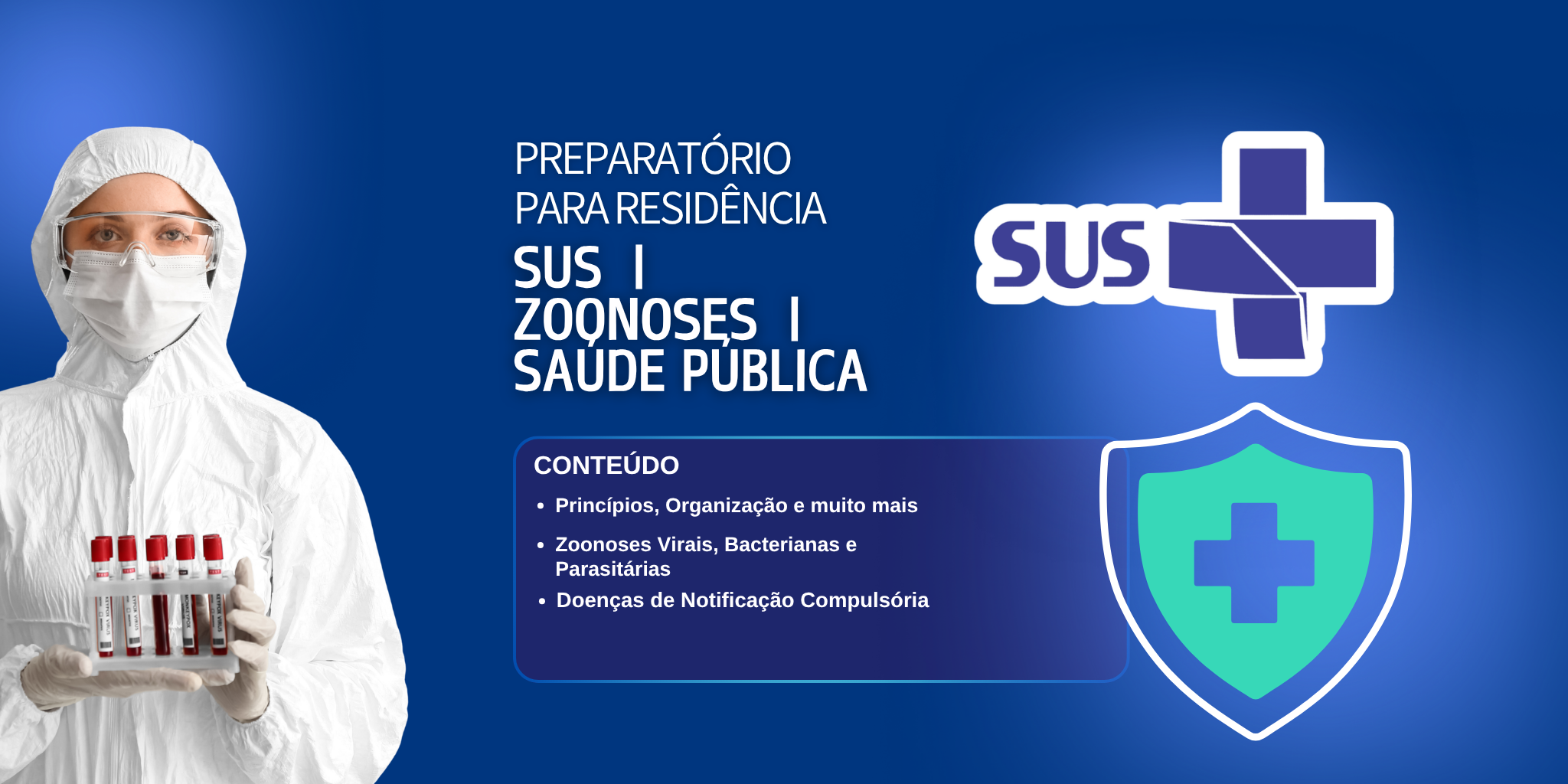 Capa do preparatorio para residencia em sus, zoonoses e sp